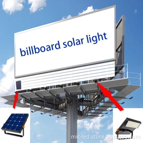 Hot Selling Outdoor Waterproof LED Solar Flood Lights - 20W to 60W, Multi-Angle Adjustable Solar Billboard Light